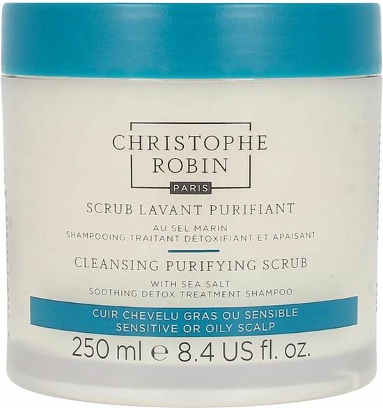 550x586-81 Christophe Robin Cleansing Purifying Scrub With Sea Salt 250ml - Normale shampoo vrouwen - Voor Alle haartypes - Image 1