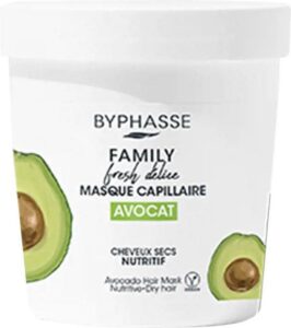 Nourishing Hair Mask Byphasse Family Fresh Delice Dry Hair Avocado (250 ml) - Image 4