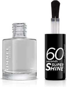 60 Seconds Super Shine Nail Polish By Rimmel #740-clear - Image 2