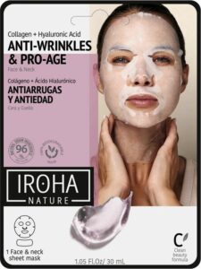 Anti-Veroudering Vitaliserend Masker Cotton Face & Neck Iroha - Image 2