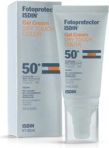 Isdin Sunscreen Spf 50+ Gel Cream Dry Touch Color 50ml - Image 2