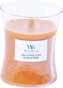 WoodWick Hourglass Medium Geurkaars - Chilli Pepper Gelato - Image 4