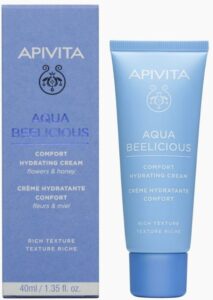 Apivita Dagcrème Face Care Aqua Beelicious Comfort Hydrating Cream Rich Texture - Image 5