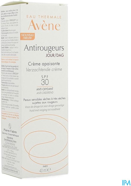 550x784-23 Avene Anti Rougeurs Jour Crème Hydratante Protectrice SPF 30 - 40 ml - Image 1