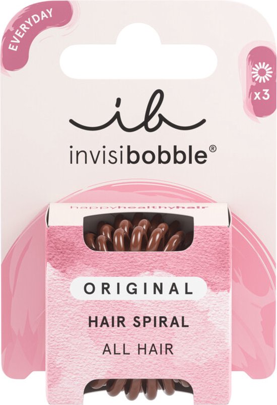 550x804-60 Invisibobble ORIGINAL Pretzel Brown - Image 1