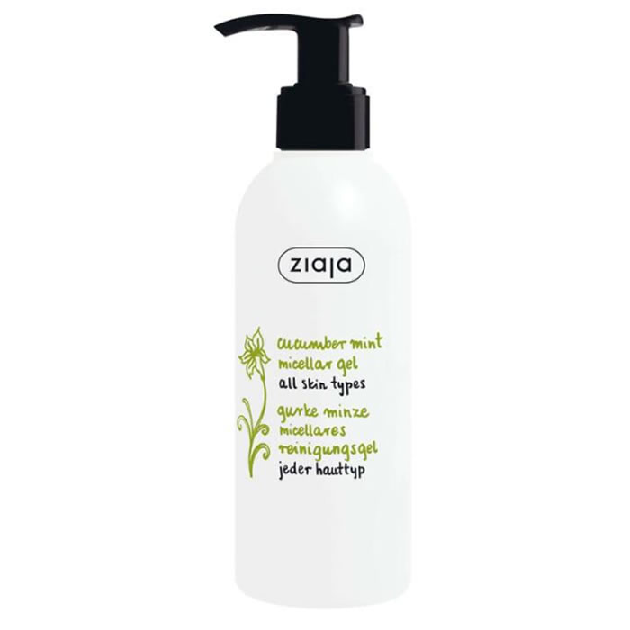 5901887036715_1 Cucumber & Mint Micellar Cleansing Gel By Ziaja 200 Ml - Image 1