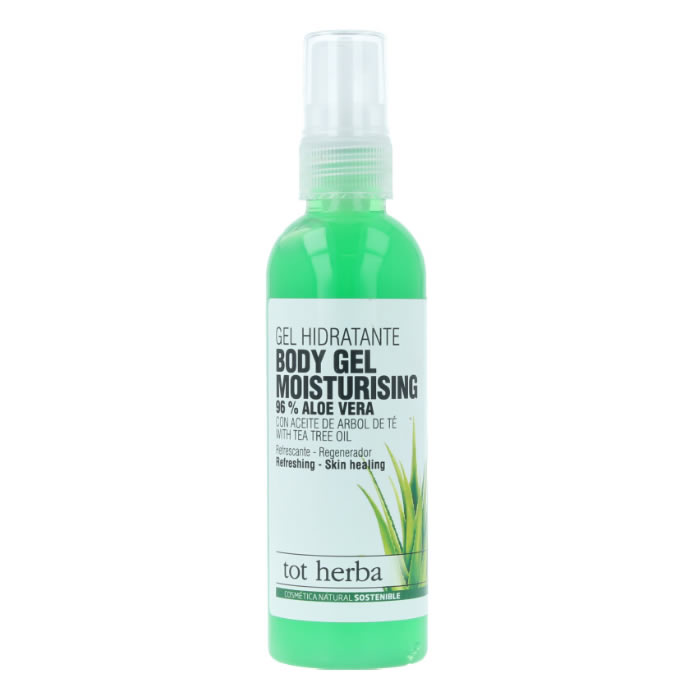 8425284221958_1 Tot Herba Body Gel Aloe Vera & Tea Tree Oil 100ml - Image 1