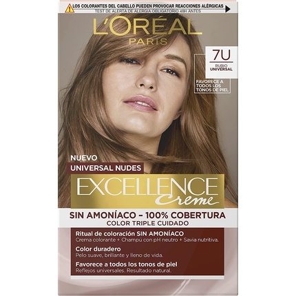 ZHEjE3pnuG2QLA9AqZdkiV Paris Excellence Creme Universal Nudes Tint #7u-blonde 5 U By L'oreal 5 Pcs - Image 1