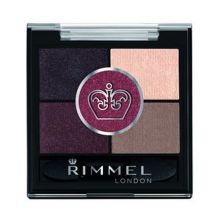 glam-eyes-5-pan-eye-shadow Rimmel London Scandaleyes Shadow Palette #002-brixton Brown 3.80 g - Image 1