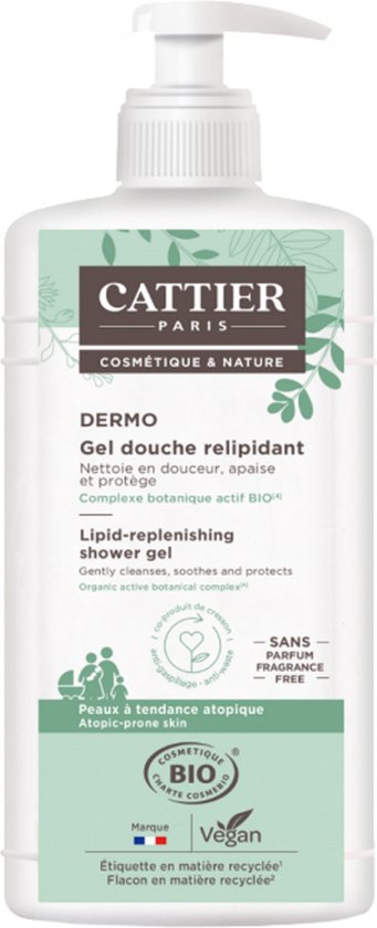 341x840-51 Cattier Dermo Organic Kalmerende Douchegel 500 ml - Image 1