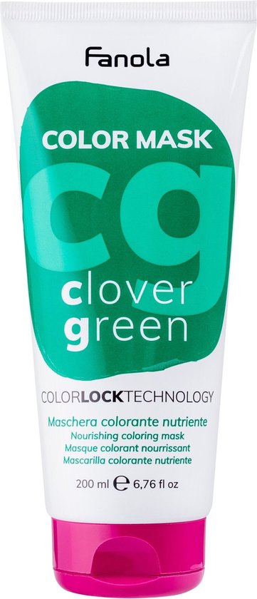 361x840-92 Fanola Masker Color Mask Clover Green - Image 1