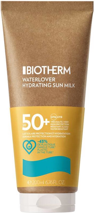 371x840-116 Biotherm Sun Waterlover Hydrating Sun Milk Spf50+ 200 Ml - Image 1
