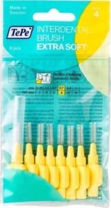 Tepe Tandenragers Extra Soft 0.7 mm Lichtgeel - 8 stuks - Image 4