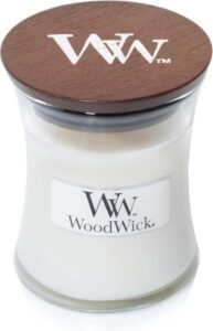 WoodWick Geurkaars Mini White Tea & Jasmine 85 gr - Image 2