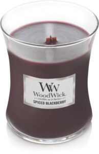 WoodWick Hourglass Medium Geurkaars - Spiced Blackberry - Image 2