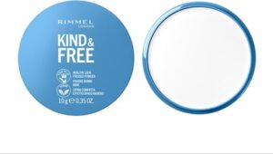 Rimmel London KIND & FREE Vegan Pressed Powder Gezichtspoeder 01 Translucent - Image 4