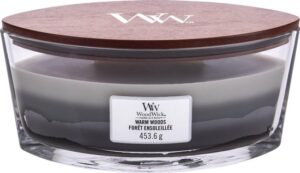 WoodWick Heartwick Flame Ellipse Trilogy Geurkaars - Warm Woods - Image 3
