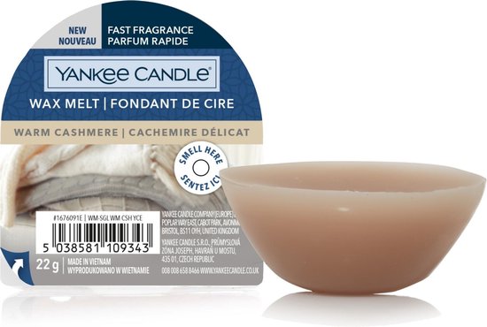 550x370-98 Yankee Candle Warm Cashmere - Wax Melt - Image 1