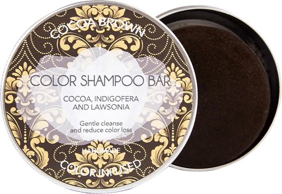 550x379-46 Shampoo Bio Solid Cocoa Brown Biocosme (130 g) - Image 1