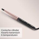 BaByliss 25-13mm Conische Krultang C454E – Natuurlijk ogende krullen - 160-210°C - Image 3