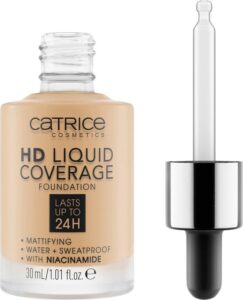 Catrice Hd Liquid Coverage Foundation Lasts Up Tp 24h 036 Hazelnut 30ml - Image 2