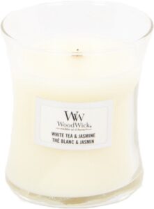 WoodWick Geurkaars Mini White Tea & Jasmine 85 gr - Image 3