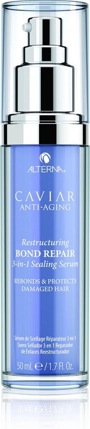 177x840-76 Serum pentru par Alterna Caviar Anti Aging Restructuring Bond Repair 3 in 1 Par deterioratslab 50ml - Image 1
