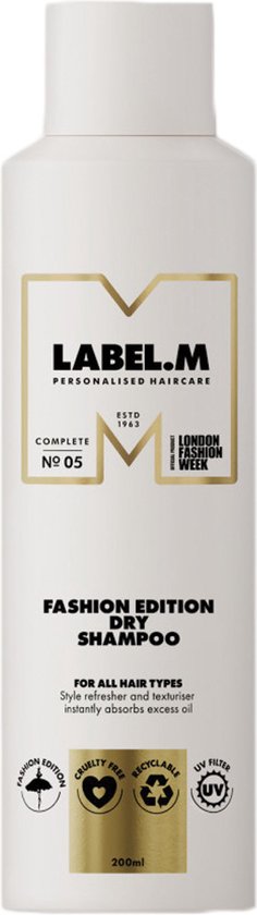 236x840-129 Label M Fashion Edition Dry Shampoo 200ML - Image 1