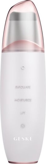 GESKE | SmartAppGuided™ MicroCurrent Skin Scrubber & Blackhead Remover | 9 in 1 | Tools huidverzorging | Gezichtsreiniging | Anti-aging en reiniging | Professionele facelift | Mee-eter verwijderaar - Image 4