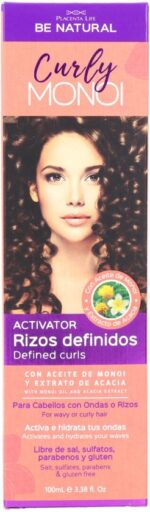 Perfecting Spray for Curls Be Natural Curly Monoi 100 ml (100 ml) - Image 2