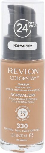 Revlon Colorstay Makeup NormalDry Skin Spf 20 330 Natural Tan Foundation 30ml - Image 4