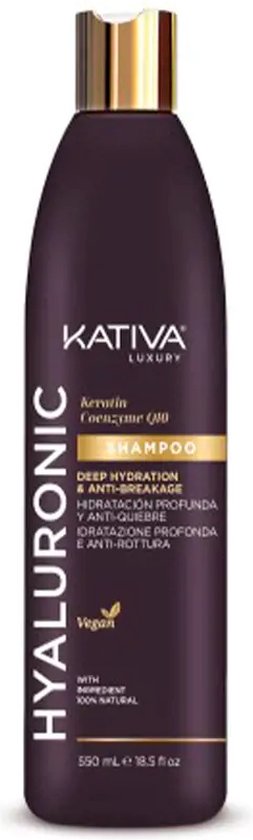 253x840-72 Shampoo Kativa Hyaluronic Coenzyme Q10 Keratine (550 ml) - Image 1
