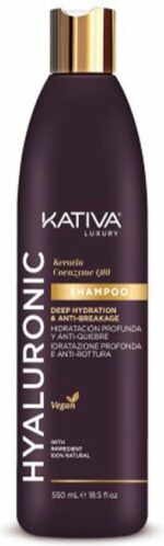 Shampoo Kativa Hyaluronic Coenzyme Q10 Keratine (550 ml) - Image 3