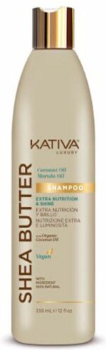 Shampoo Kativa Marula Shea Boter Kokosolie (355 ml) - Image 3