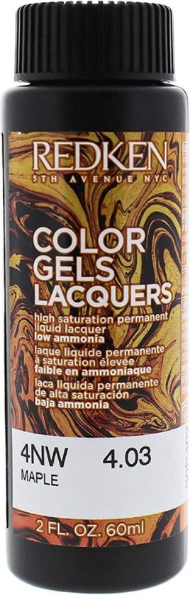 268x840-292 Permanente kleur Redken Color Gel Lacquers 4NW - Maple - 60 ml - Image 1