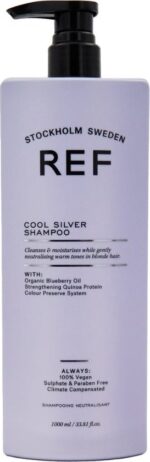 REF Cool Silver Shampoo 750 ml - Zilvershampoo vrouwen - Voor Gekleurd haar/Grijs haar - Image 3