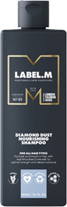 273x840-165 Label.M Diamond Dust Nourishing Shampoo - 1000 ml - Normale shampoo vrouwen - Voor Alle haartypes - Image 1