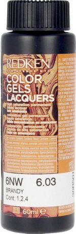 COLOR GEL LACQUERS  6NW brandy 60 ml x 3 u