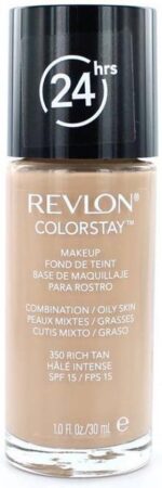 Revlon Colorstay 24hrs make up SPF 15  350 Rich Tan   combination to oily skin  30 ml