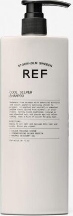 REF Cool Silver Shampoo 750 ml - Zilvershampoo vrouwen - Voor Gekleurd haar/Grijs haar - Image 2