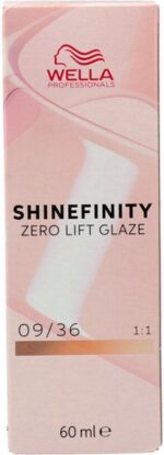 Permanente kleur Wella Shinefinity Nº 09/36 (60 ml)