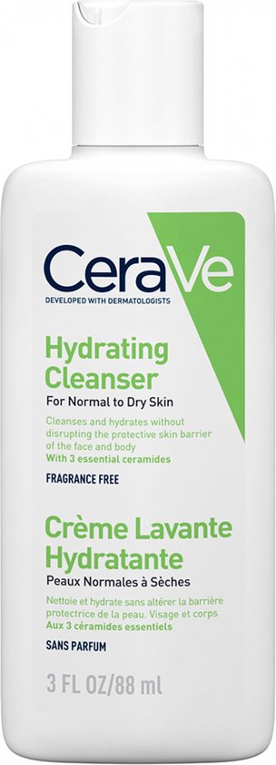 304x840-73 CeraVe - Hydrating Cleanser - Reinigingsmelk - normale tot droge huid - 88 ml - Image 1