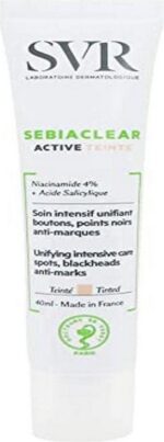 Vochtinbrengende Crème Make-Up Effect SVR Sebiaclear Active Teint Anti-Imperfecties (40 ml) - Image 4