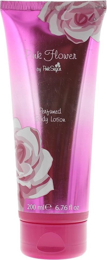 347x840-81 Aquolina Pink Flower Perfumed Body Lotion 200ml - Image 1