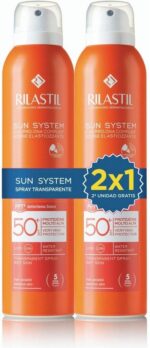Body Zonnebrandspray Rilastil Sun System Transparant SPF 50+ 200 ml x 2