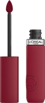 L'Oréal Paris Infaillible Matte Resistance lippenstift – Langhoudende Vloeibare Lipstick met een matte finish Verrijkt met Hyaluronzuur - 500 Wine Not? - 5ml