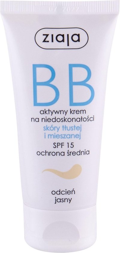 400x840-93 Ziaja - Bb Cream Oily And Mixed Skin - Bb Krém 50 Ml Light - Image 1