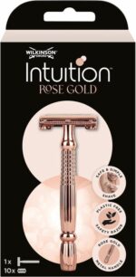 Wilkinson Sword Intuition Rose Gold - Scheermes - Safety Razor - met 10 Navulmesjes