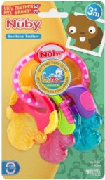Nûby - IcyBite Koelbijtsleutels - Roze - 3m+ - Image 5