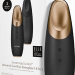 GESKE | SmartAppGuided™ Warm & Cool Eye Energizer | 6 in 1 | Oogmassageapparaat | Apparaat tegen donkere kringen | Traanzakjes en hangende oogleden verwijderen | Elektrische oogmassage